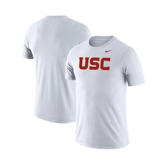 Men's White USC Trojans School Logo Legend Performance T-shirt