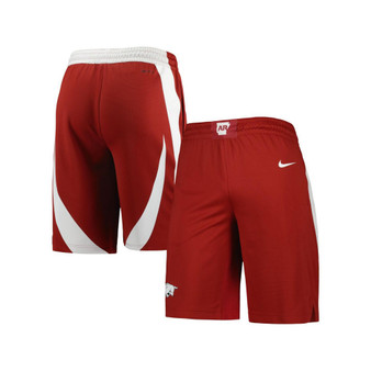 Men's Crimson Arkansas Razorbacks Replica Team Basketball Shorts