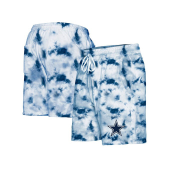 Men's Navy Dallas Cowboys Tie-Dye Shorts
