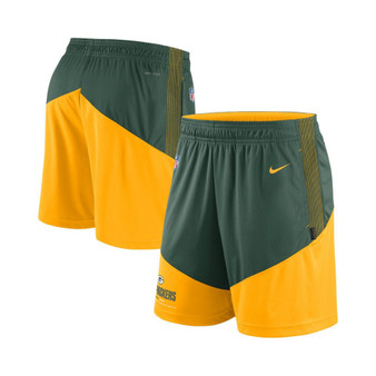 Men's Green, Gold Green Bay Packers Primary Lockup Performance Shorts