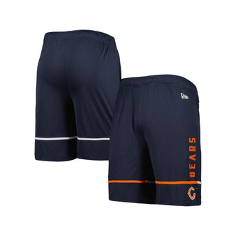 Men's Navy Chicago Bears Combine Authentic Rusher Training Shorts
