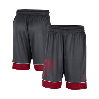 Men's Charcoal, Crimson Alabama Crimson Tide Fast Break Performance Shorts
