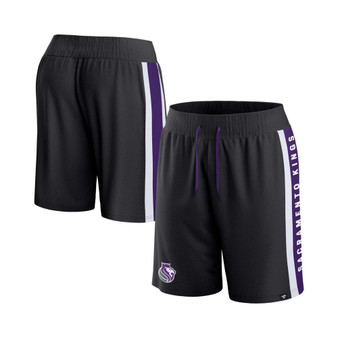 Men's Branded Black Sacramento Kings Referee Iconic Mesh Shorts