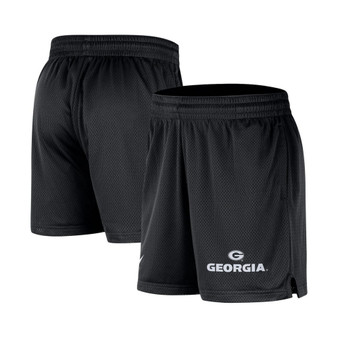 Men's Black Georgia Bulldogs Mesh Performance Shorts