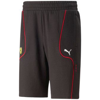 Men's Ferrari Logo Fleece Race Sweat Shorts
