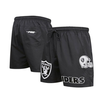 Men's Black Las Vegas Raiders Woven Shorts