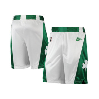 Men's White, Kelly Green Boston Celtics 2021/22 Classic Edition Swingman Performance Shorts