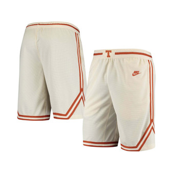 Men's Cream Texas Longhorns Retro Replica Performance Basketball Shorts