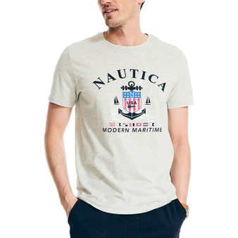 Men's Maritime Graphic Crewneck T-Shirt