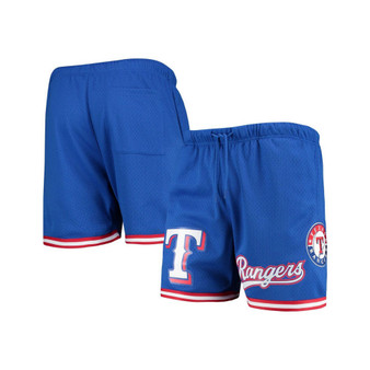 Men's Royal Texas Rangers Logo Mesh Shorts