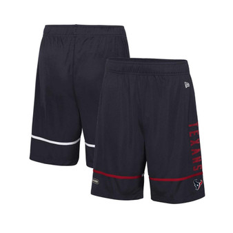 Men's Navy Houston Texans Combine Authentic Rusher Training Shorts