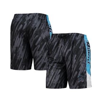 Men's Black Miami Marlins Static Shorts