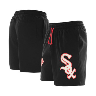 Men's Black Chicago White Sox Color Pack Knit Shorts