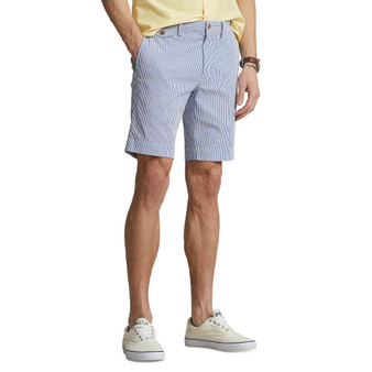 Men's 9-1/4-Inch Stretch Slim Seersucker Shorts