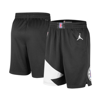 Men's Brand Black LA Clippers 2022/2023 Statement Edition Swingman Performance Shorts