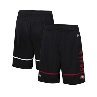 Men's Black San Francisco 49ers Combine Authentic Rusher Training Shorts