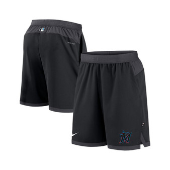 Men's Black Miami Marlins Authentic Collection Flex Vent Performance Shorts