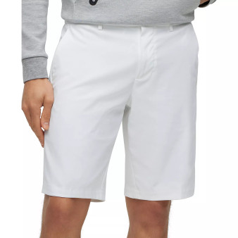Men's Water-Repellent Twill Slim-Fit Shorts