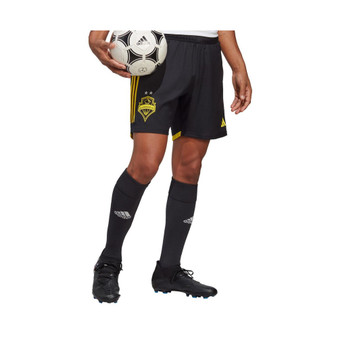 Men's Black Seattle Sounders FC AEROREADY Authentic Shorts