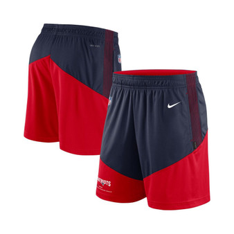 Men's Navy, Red New England Patriots Primary Lockup Performance Shorts