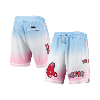 Men's Blue, Pink Boston Red Sox Team Logo Pro Ombre Shorts