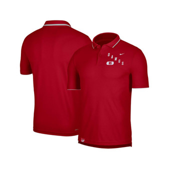 Men's Red Georgia Bulldogs Wordmark Performance Polo Shirt