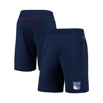 Men's Branded Navy New York Rangers Authentic Pro Travel and Training Performance Shorts