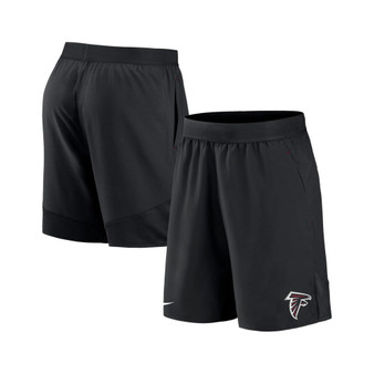 Men's Black Atlanta Falcons Stretch Woven Shorts