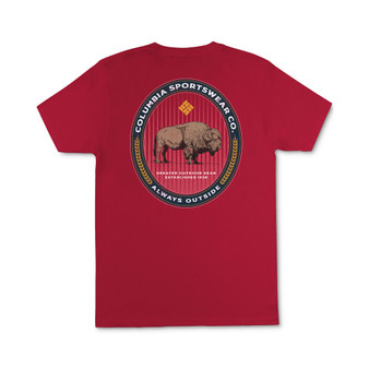 Men's Benjamin Bison Short-Sleeve Crewneck Graphic T-Shirt