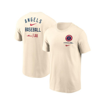 Men's Cream Los Angeles Angels City Connect 2-Hit T-shirt