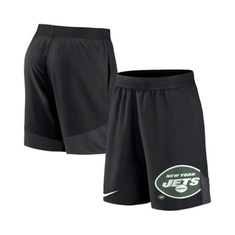 Men's Black New York Jets Stretch Performance Shorts
