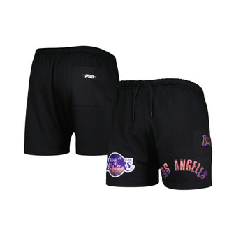 Men's Black Los Angeles Lakers City Scape Mesh Shorts