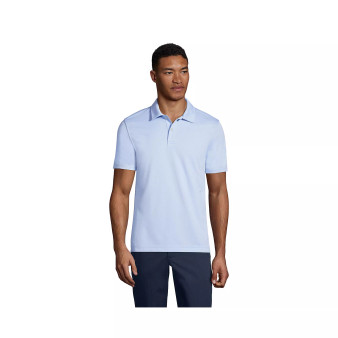 School Uniform Men's Short Sleeve Polyester Pique Polo Shirt