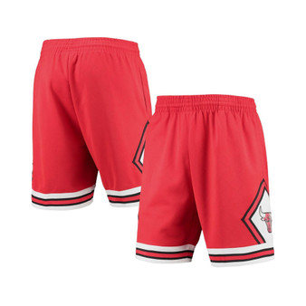 Men's Red Chicago Bulls 1997 Hardwood Classics 75th Anniversary Swingman Shorts