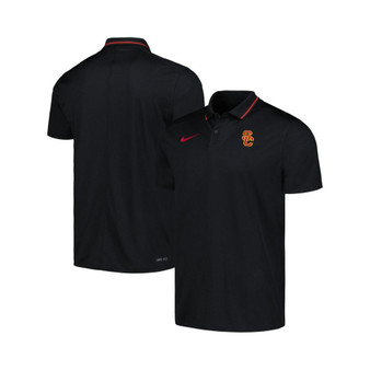 Men's Black USC Trojans Coaches Performance Polo Shirt