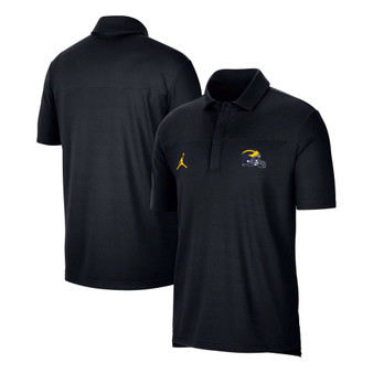 Men's Navy Michigan Wolverines 2021 Coaches Performance Polo