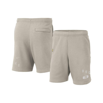 Men's Cream Oregon Ducks Fleece Shorts