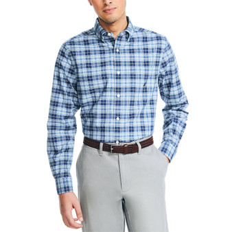 Men's Classic Fit Long Sleeve Plaid Shirt