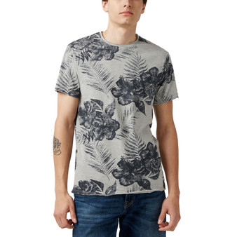 Men's Kushot Hibiscus Print T-shirt
