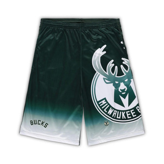 Men's Branded Hunter Green Milwaukee Bucks Big and Tall Graphic Shorts