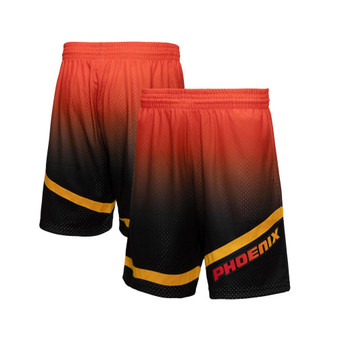 Men's  Orange, Black Phoenix Suns 1996/97 Hardwood Classics Fadeaway Reload 3.0 Swingman Shorts