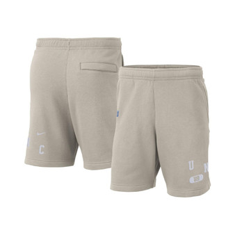 Men's Cream North Carolina Tar Heels Fleece Shorts
