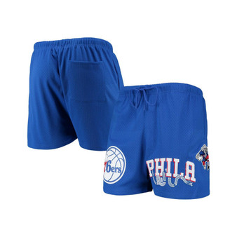 Men's Royal Philadelphia 76ers Mesh Capsule Shorts