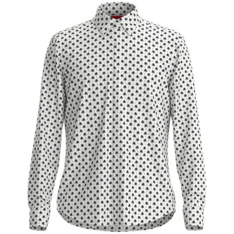 Men's Ermo Slim-Fit Palm Tree-Print Shirt