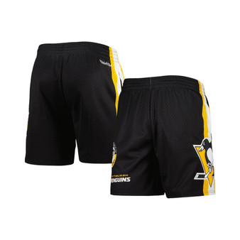 Men's Black Pittsburgh Penguins City Collection Mesh Shorts