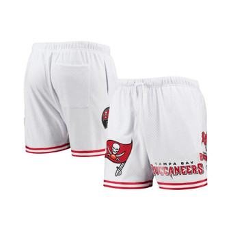 Men's White, Red Tampa Bay Buccaneers Mesh Shorts