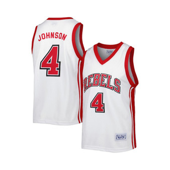 Men's Larry Johnson White UNLV Rebels Alumni Commemorative Replica Basketball Jersey