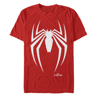 Marvel Men's Spider-Man Gamerverse Spider-Man Logo Short Sleeve T-Shirt