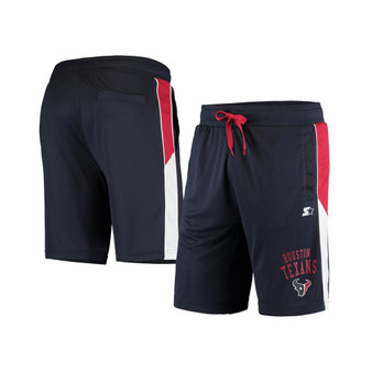 Men's Navy and Red Houston Texans Fan Favorite Shorts