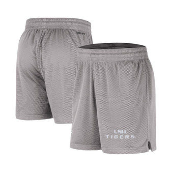 Men's Gray LSU Tigers Mesh Performance Shorts